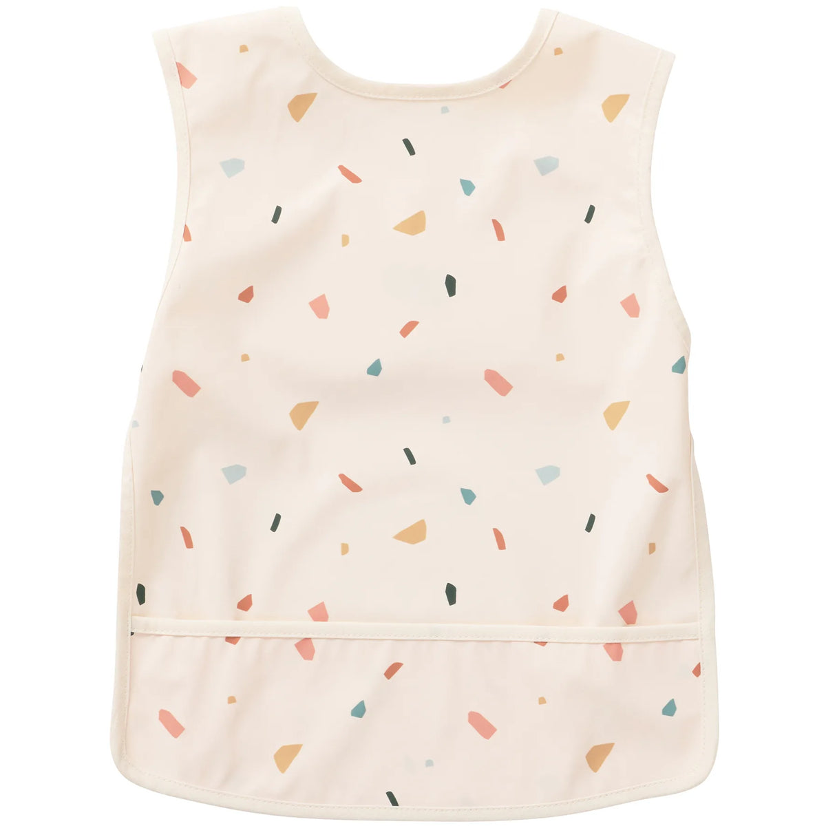 Bavoir intégral imperméable léopard blanc/rose/camel BB&Co (6-24M)
