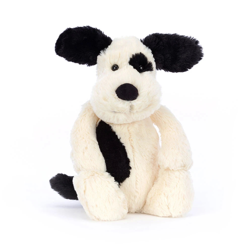 Peluche chien Bashful Black & Cream Puppy Jellycat