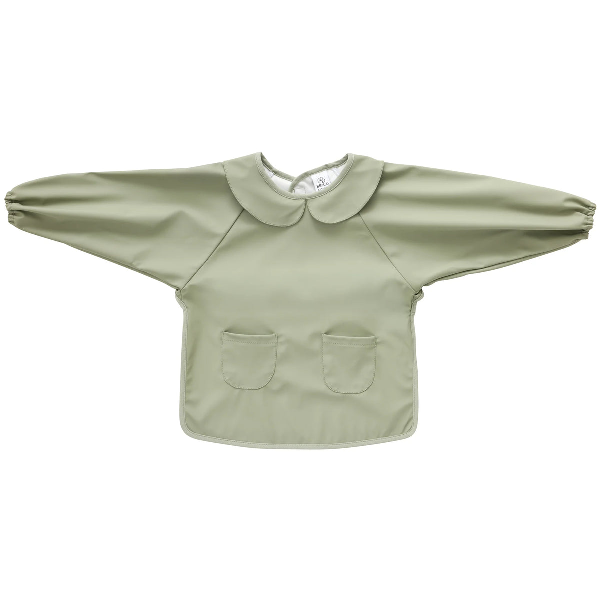 Bavoir-tablier imperméable col claudine  | Manches longues