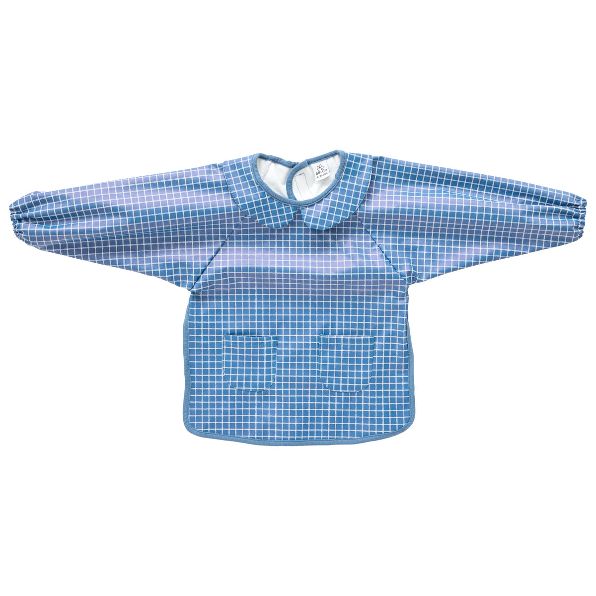 Bavoir-tablier imperméable col claudine  | Manches longues