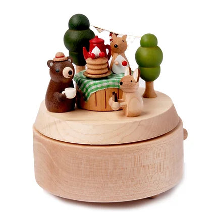 Boîte à musique Wooderful Life – Mécanisme Sankyo, fabrication artisanale