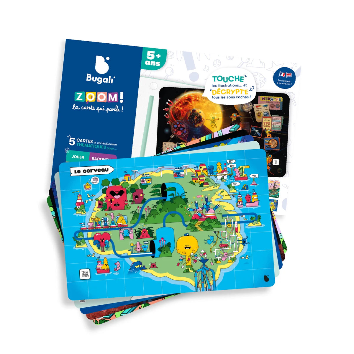Coffret 5 Cartes Interactives Zoom – Compatible Console Bugali