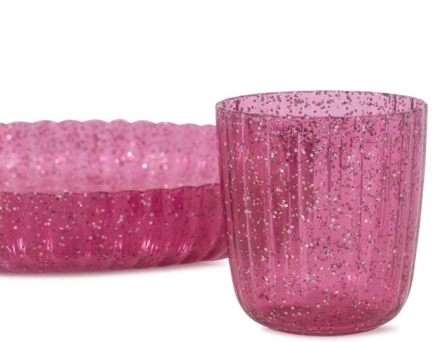 Set de repas à paillettes Konges Slojd