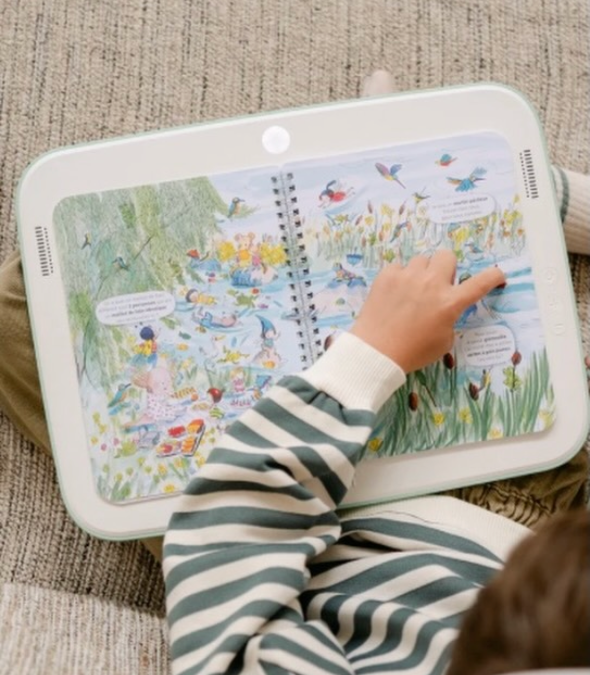 Bugali – Tablette sans écran multisensorielle pour enfants dès 3 ans