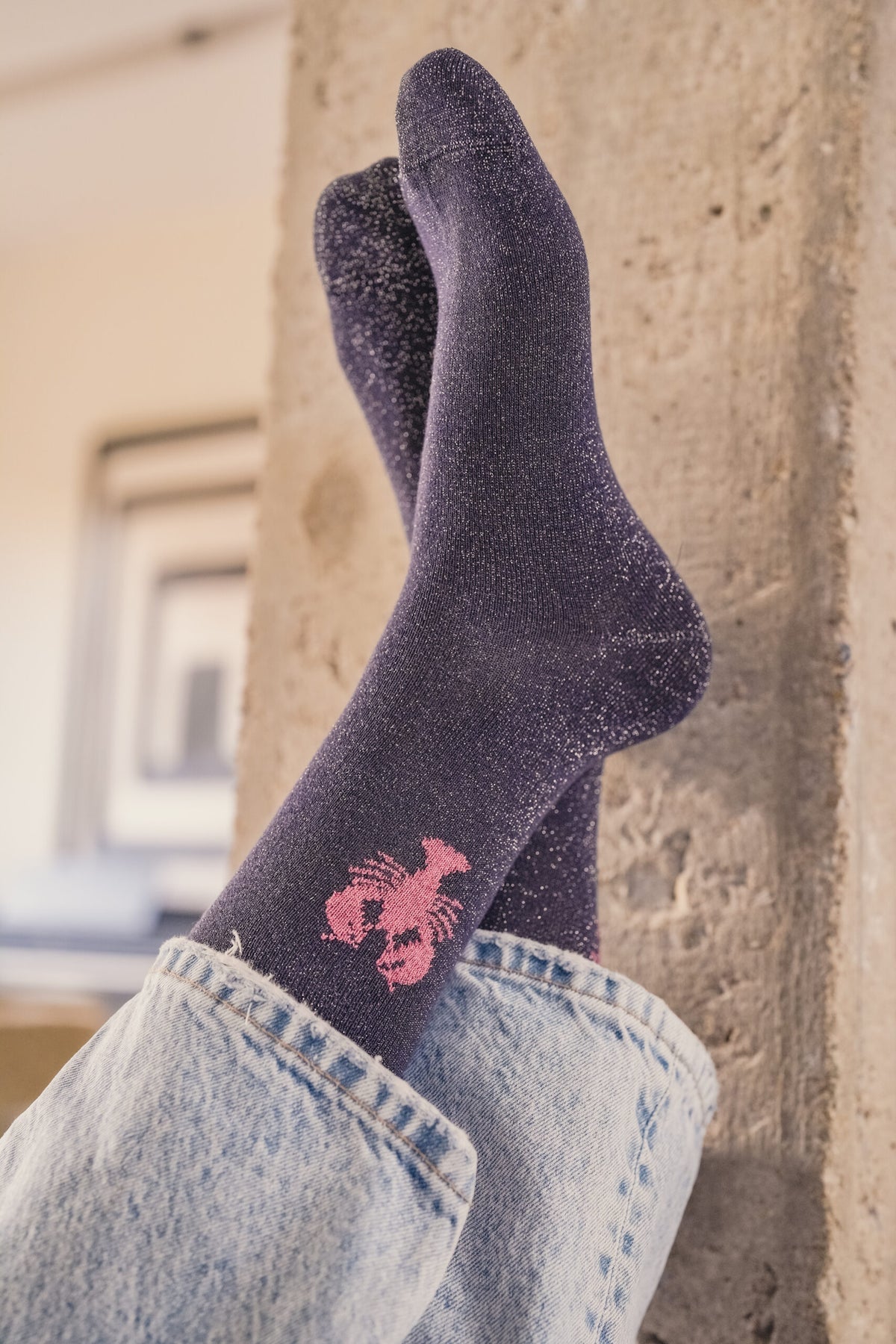 Chaussettes à paillettes Célia – Anouk & Ninon