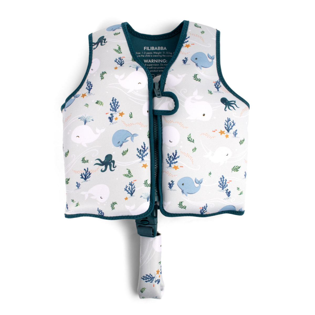 Gilet de natation 3-4 ans – Les contes de Christian la Baleine