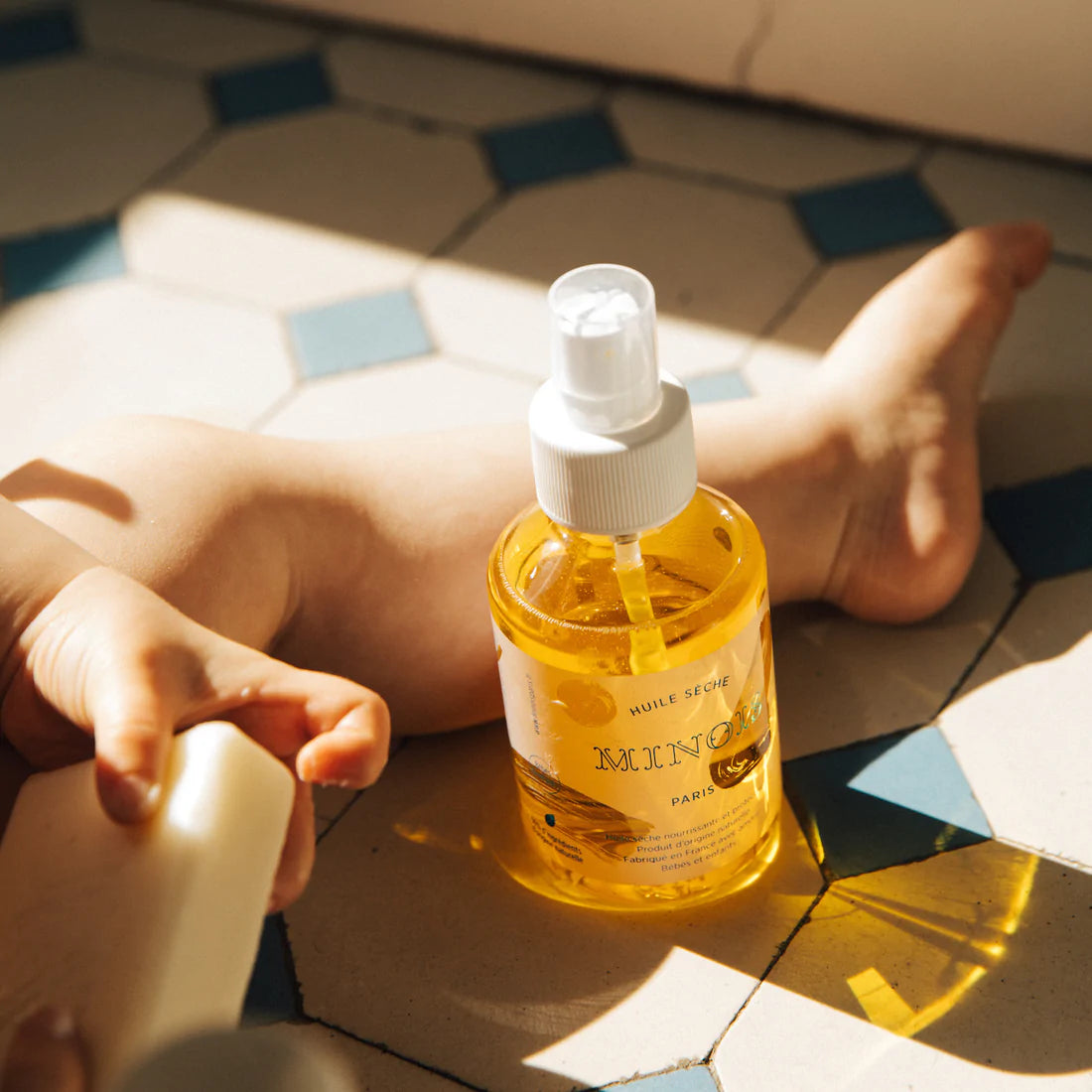 Huile Sèche Bébé – 7 Huiles Végétales Bio | Minois Paris