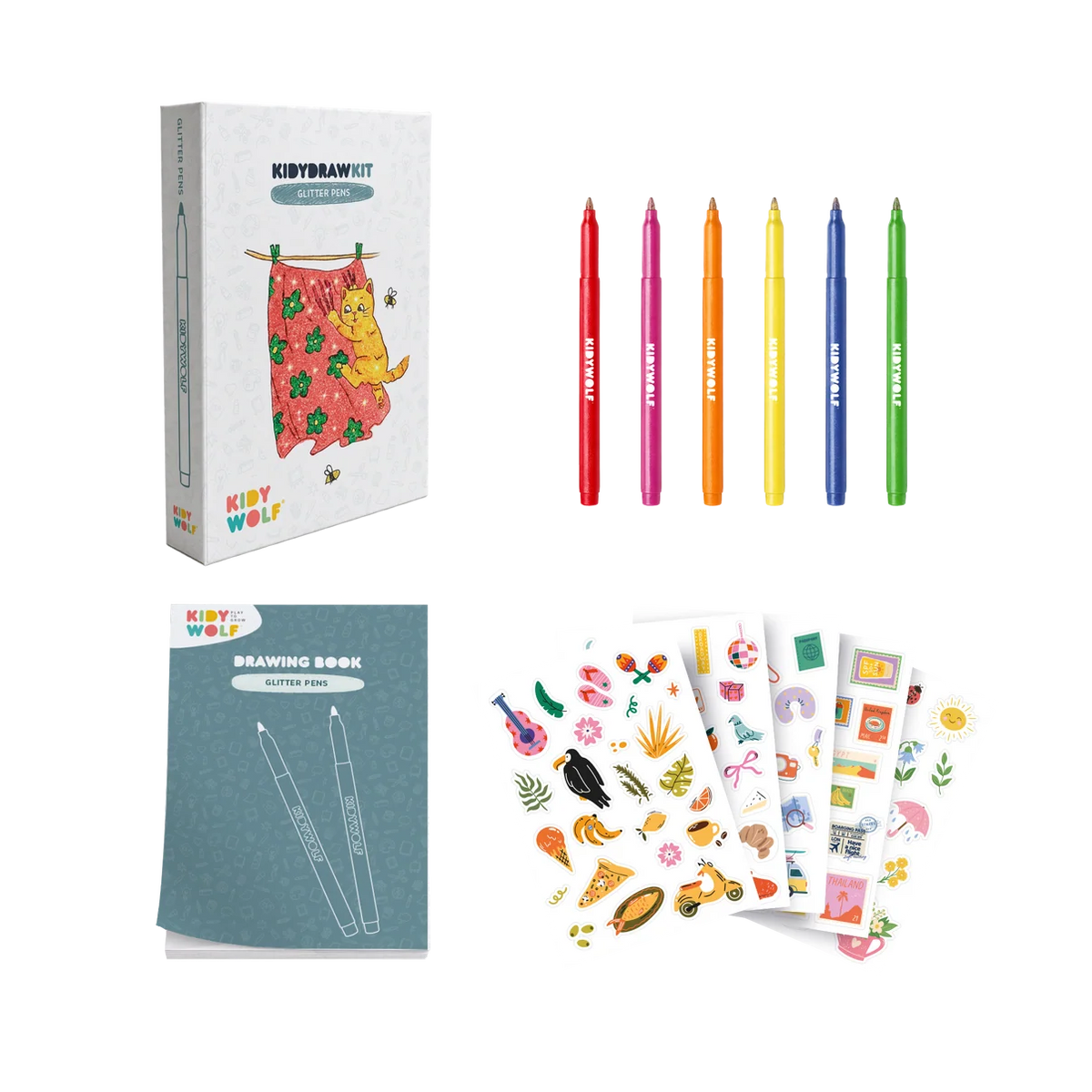 Kit créatif paillettes KIDYDRAW-PAD
