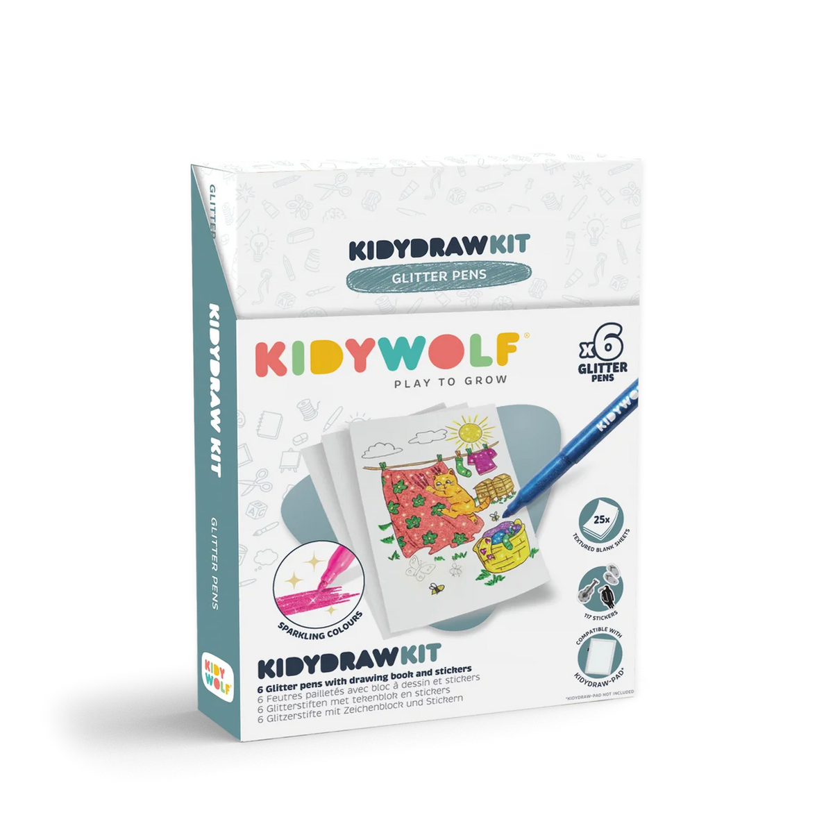 Kit créatif paillettes KIDYDRAW-PAD