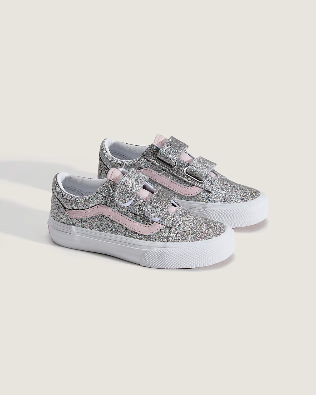 Vans Old Skool V Enfant – Scratch Double Closure | Gris
