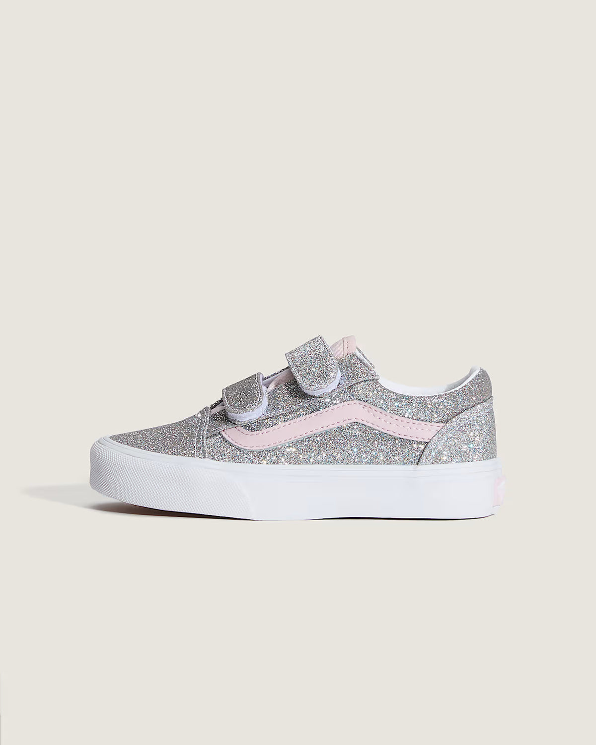 Vans Old Skool V Enfant – Scratch Double Closure | Gris