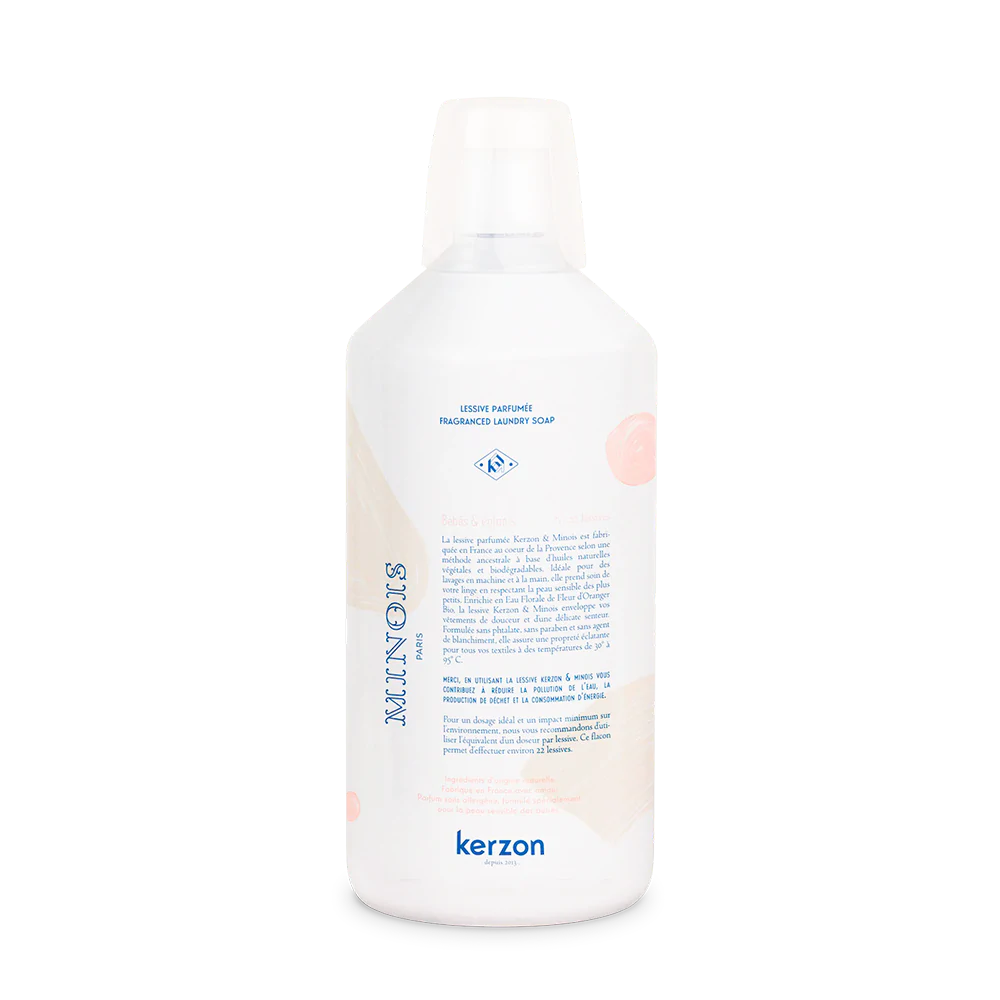 Lessive Parfumée Naturelle Minois x Kerzon – 1000 ml