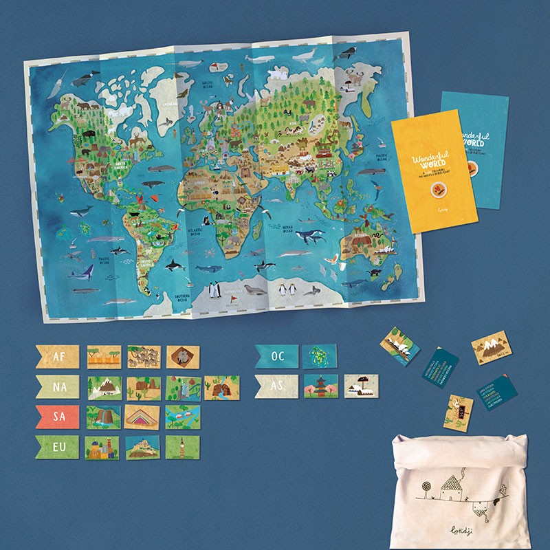 Wonderful World – Jeu de géographie et merveilles du monde Learn&Fun