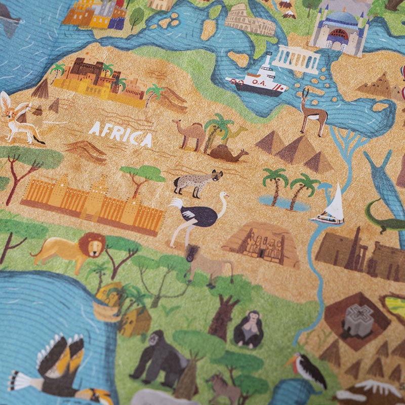 Wonderful World – Jeu de géographie et merveilles du monde Learn&Fun
