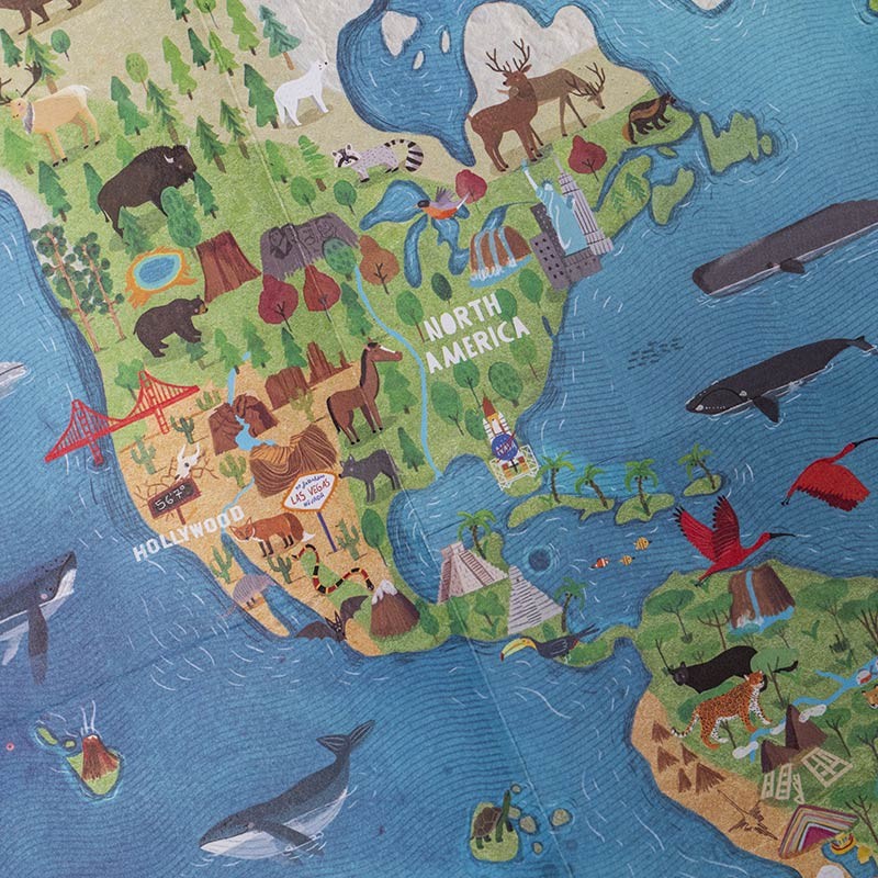 Wonderful World – Jeu de géographie et merveilles du monde Learn&Fun