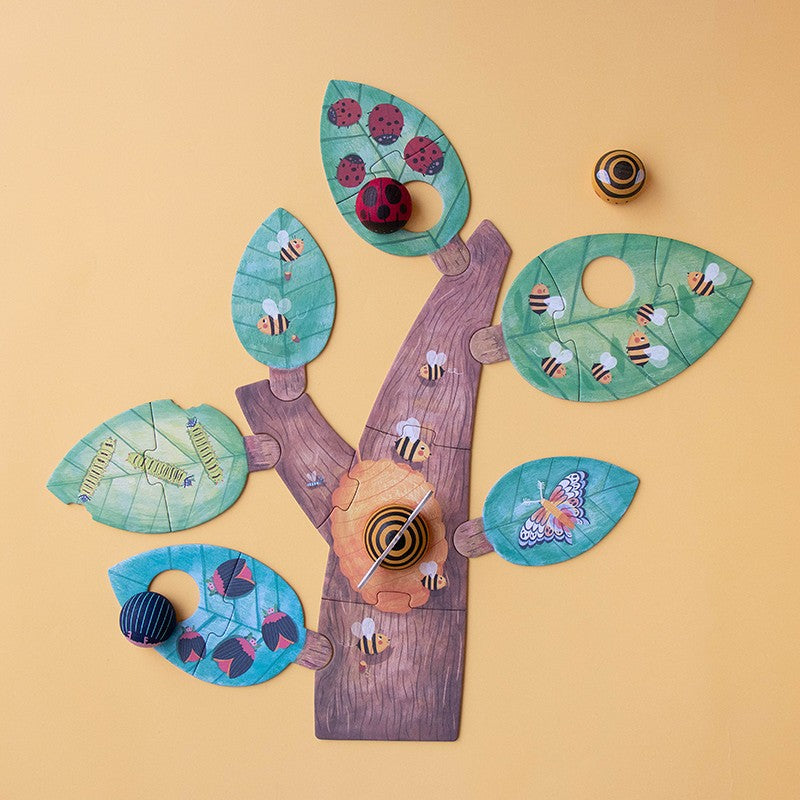 Puzzle à encastrer BZZZ… les insectes en bois