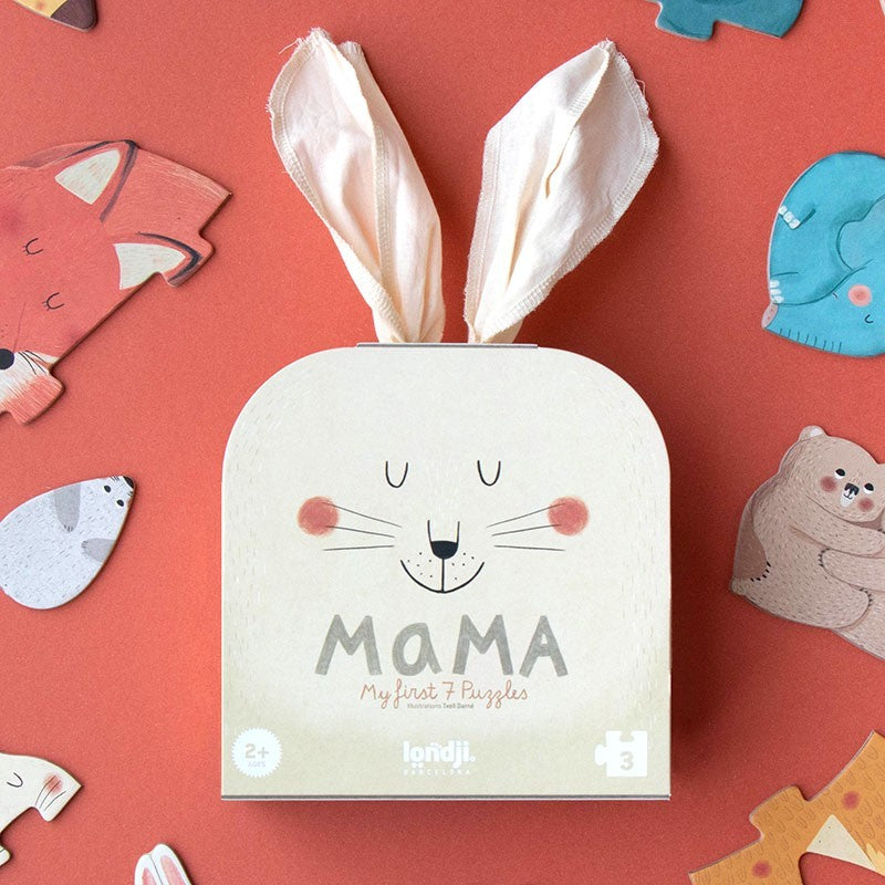 Puzzle MAMA – 7 puzzles évolutifs mamans et bébés animaux