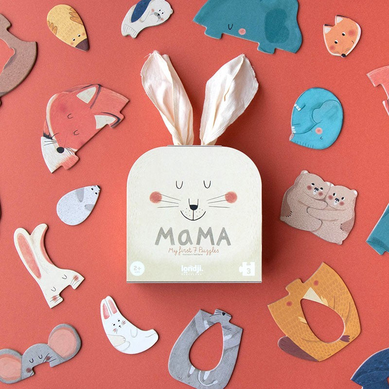 Puzzle MAMA – 7 puzzles évolutifs mamans et bébés animaux