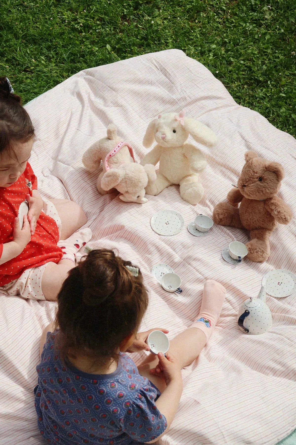 Service à thé enfant Mon premier goûter Blue Dot – Konges Sløjd