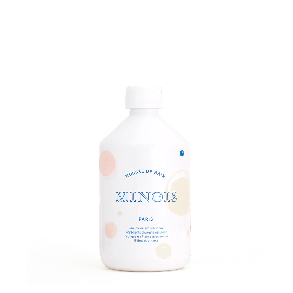 Mousse de Bain Minois Paris – Bain Moussant Doux Bébé & Enfant 500 ml