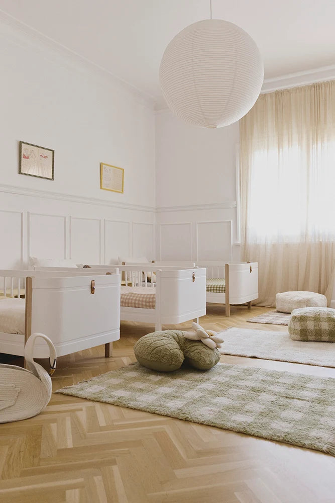 Tapis Lavable Vichy Matcha – Lorena Canals
