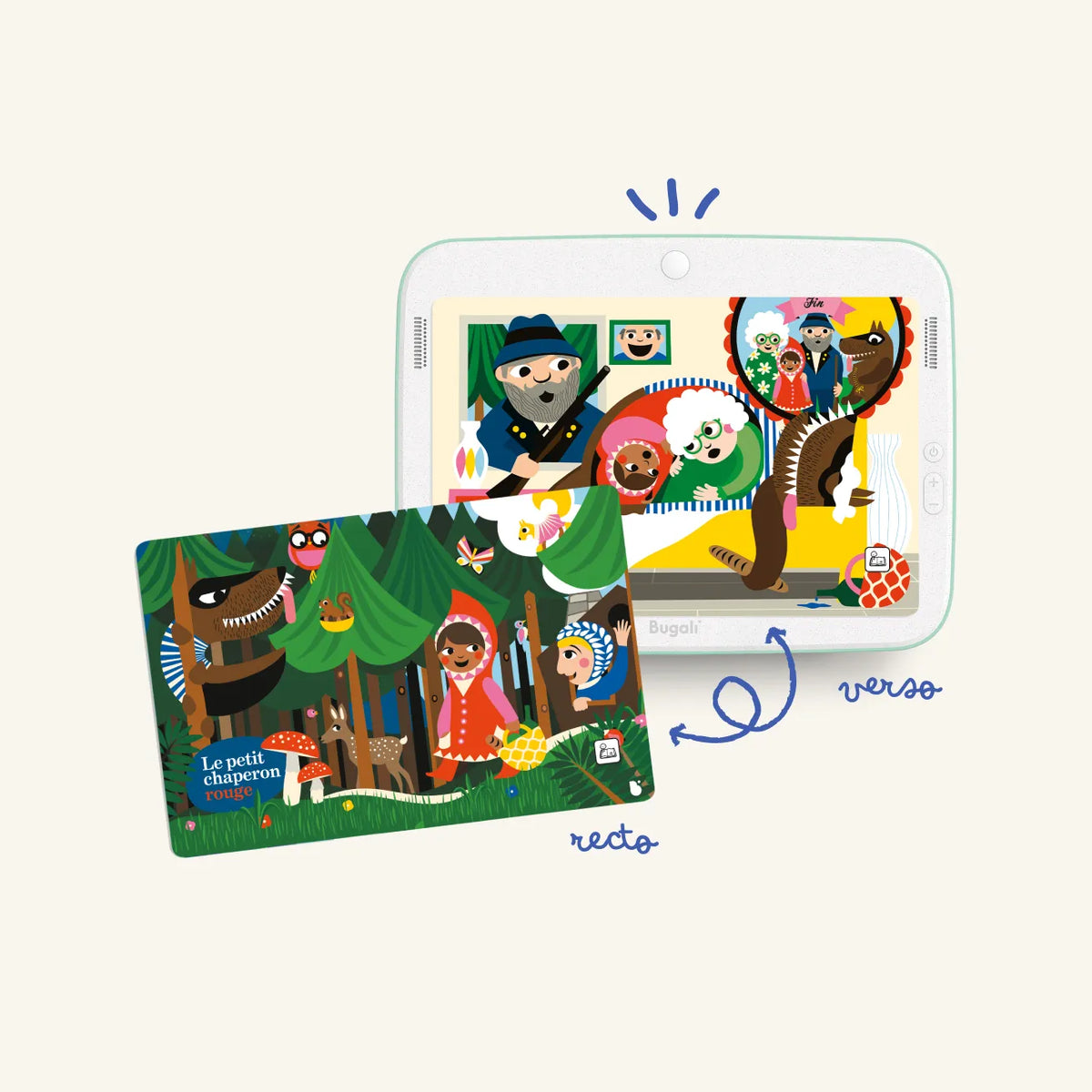 Coffret 5 cartes interactives Kézaco – Bugali | Éveil bilingue dès 18 mois