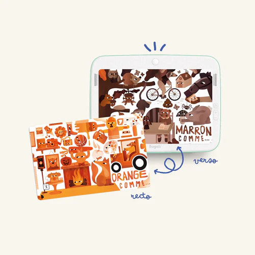 Coffret 5 cartes interactives Kézaco – Bugali | Éveil bilingue dès 18 mois