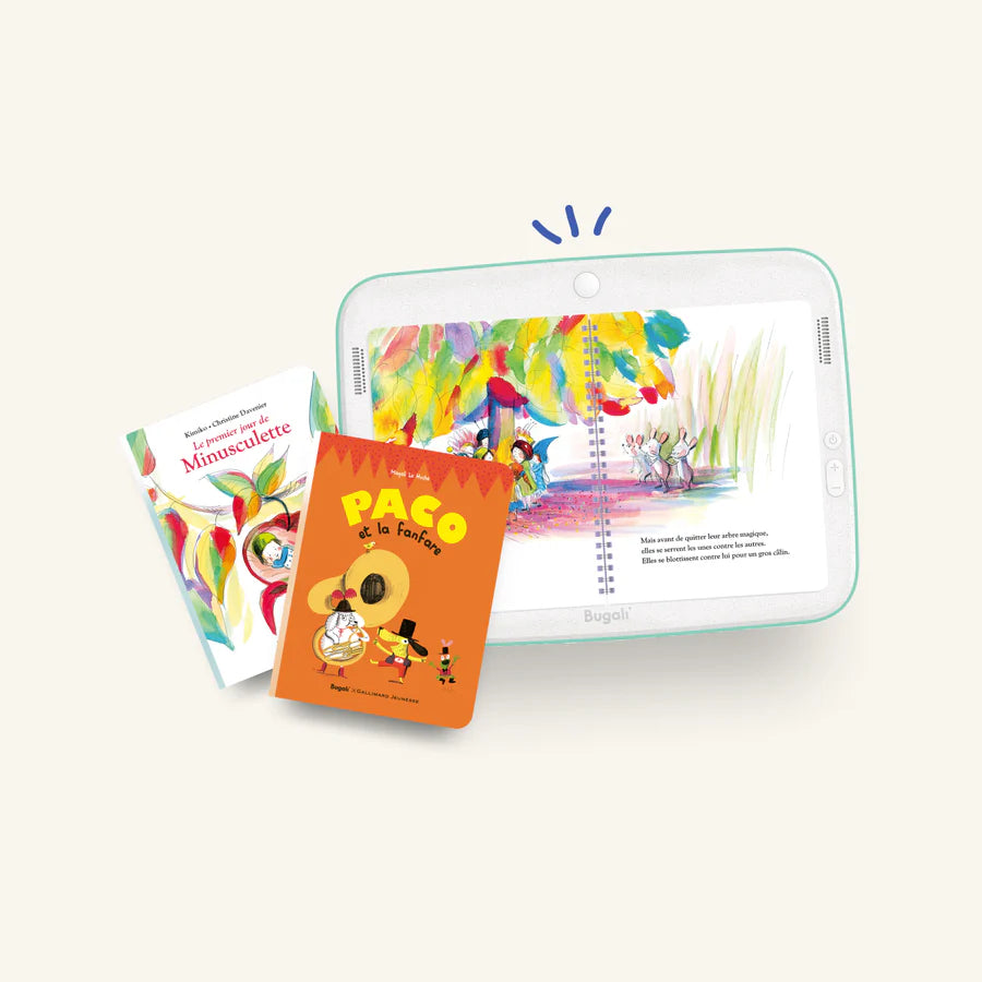 Bugali – Tablette sans écran multisensorielle pour enfants dès 3 ans