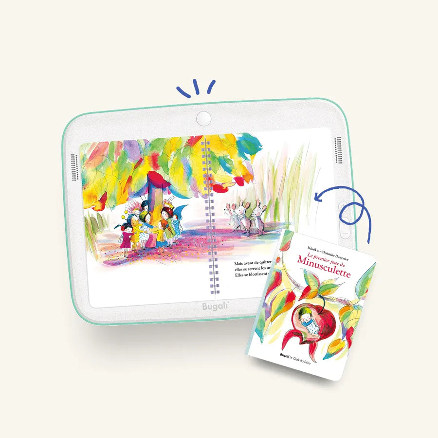 Bugali – Tablette sans écran multisensorielle pour enfants dès 3 ans