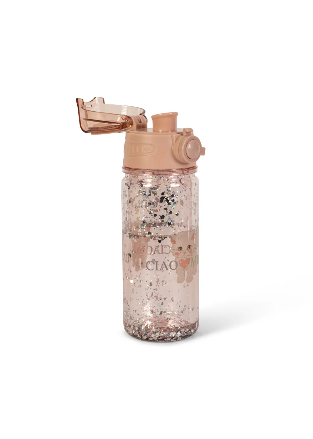 Gourde à Paillettes Konges Sløjd – Bouteille Enfant PCTG avec Paille