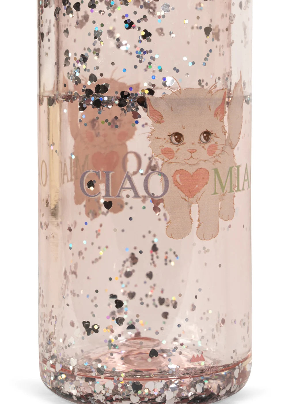 Gourde à Paillettes Konges Sløjd – Bouteille Enfant PCTG avec Paille