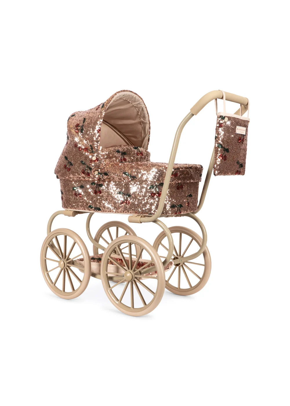 Landau de poupée Minnie à paillettes Cherry Sequin