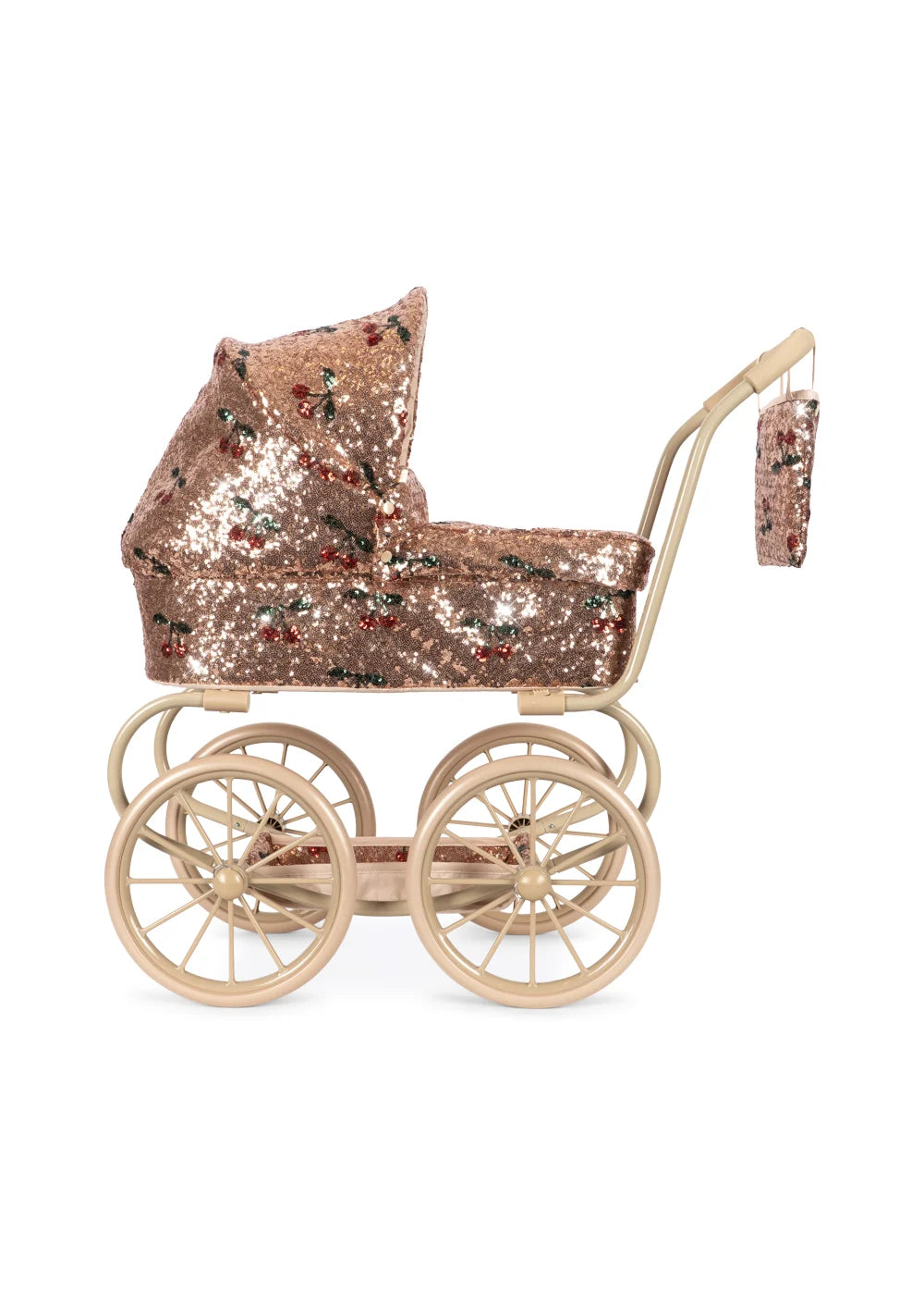Landau de poupée Minnie à paillettes Cherry Sequin
