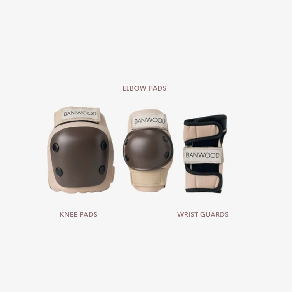 Kit de protection enfant Banwood – Genouillères, coudières et protège-poignets