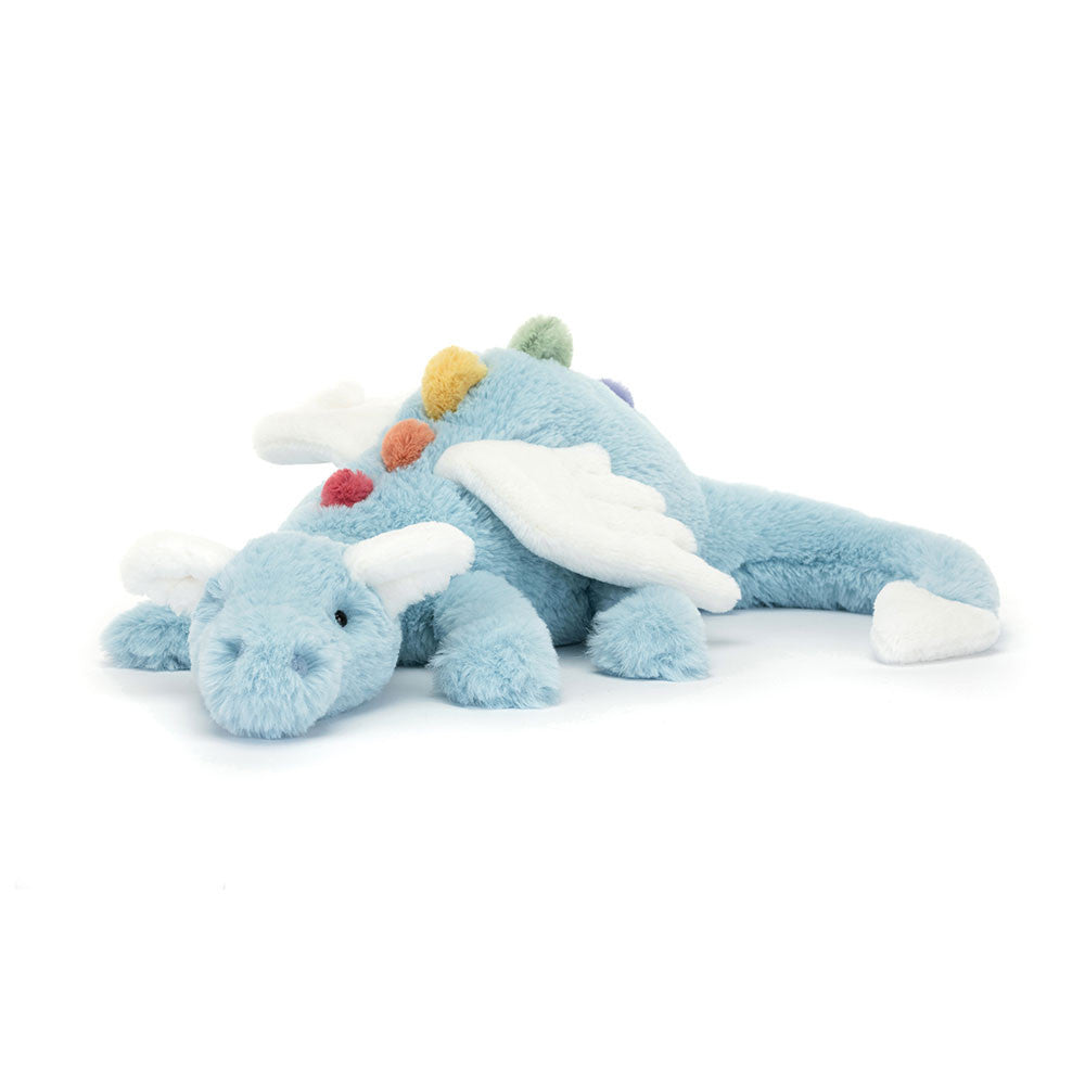 Sky Dragon – Grande Peluche Dragon Conteuse d'Aventures