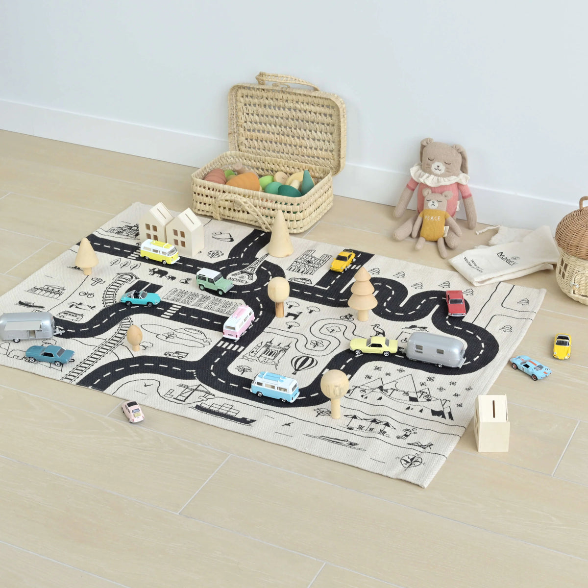 Tapis de jeu routes de France Norev