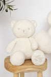 Gaston l'ourson – Peluche bouclette nacre 25 cm