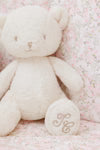 Gaston l'ourson – Peluche bouclette nacre 25 cm