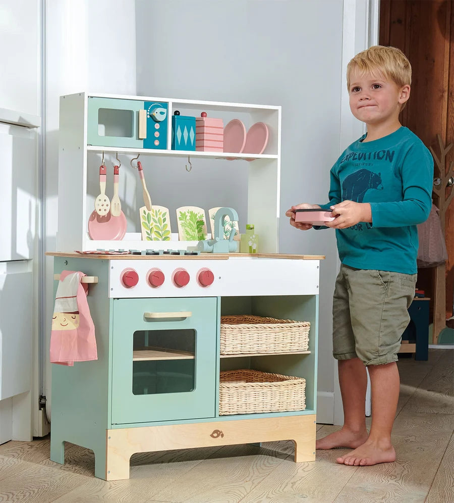 Cuisine en bois avec four et accessoires – Kitchen Range - Tender Leaf - EXCLU WEB