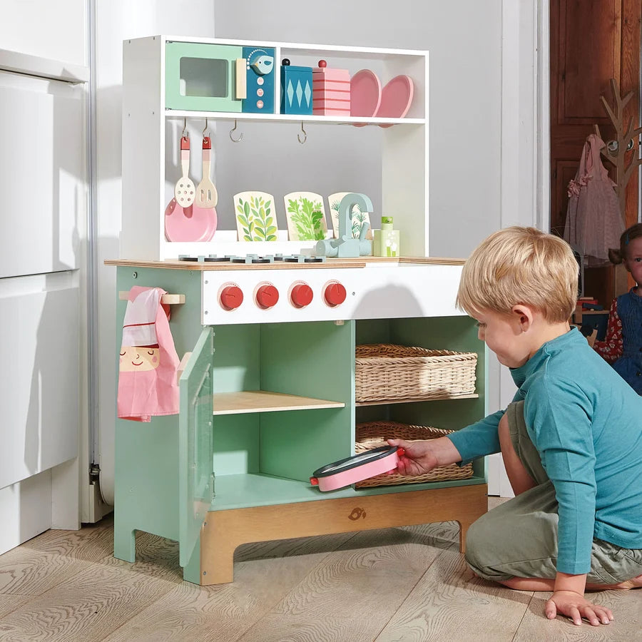 Cuisine en bois avec four et accessoires – Kitchen Range - Tender Leaf - EXCLU WEB