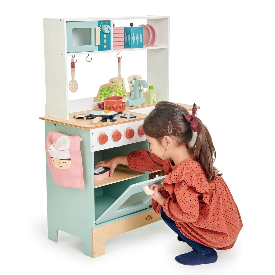 Cuisine en bois avec four et accessoires – Kitchen Range - Tender Leaf - EXCLU WEB