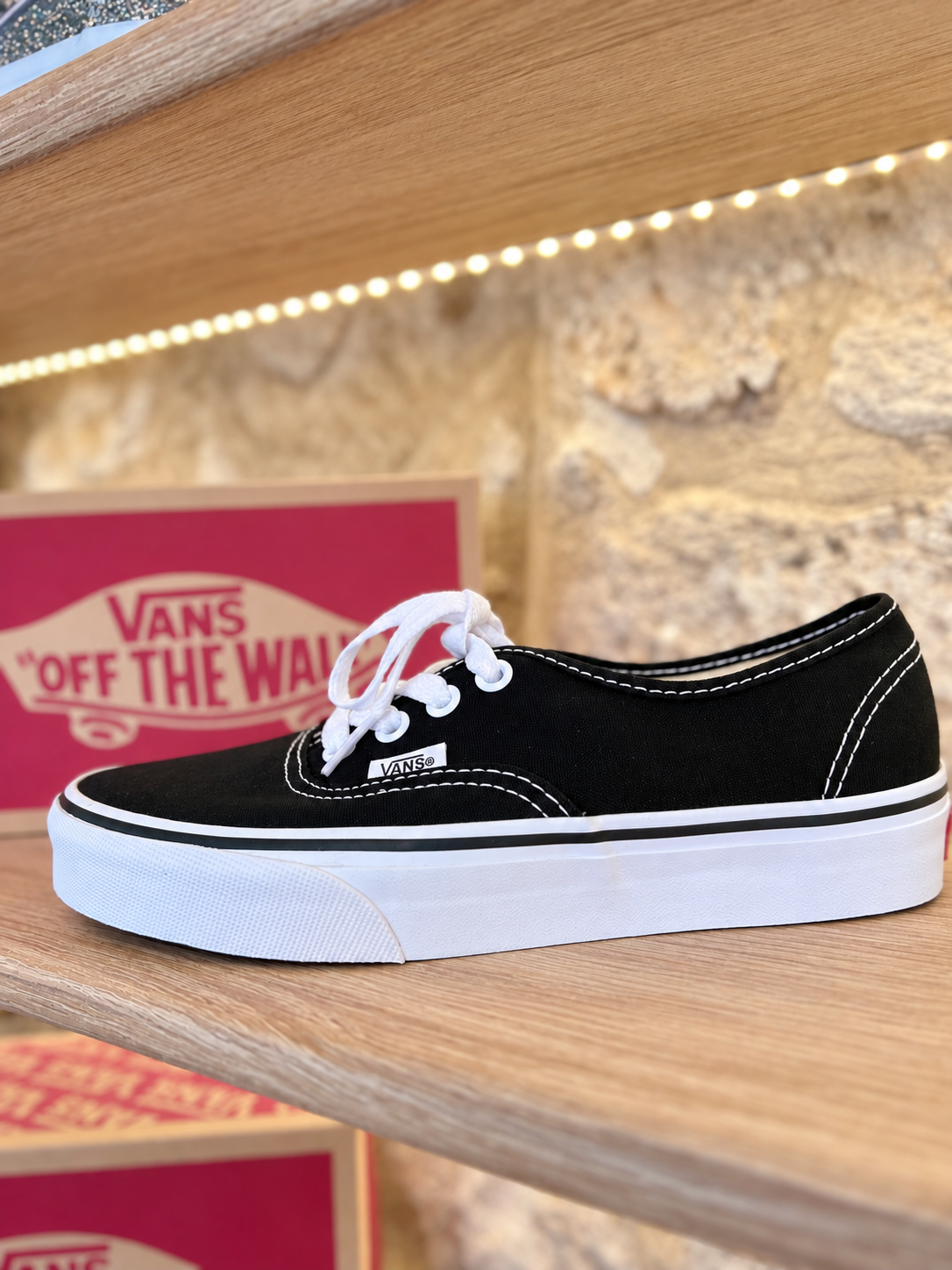 Chaussures Authentic Ado 8-14 ans - Vans Noir