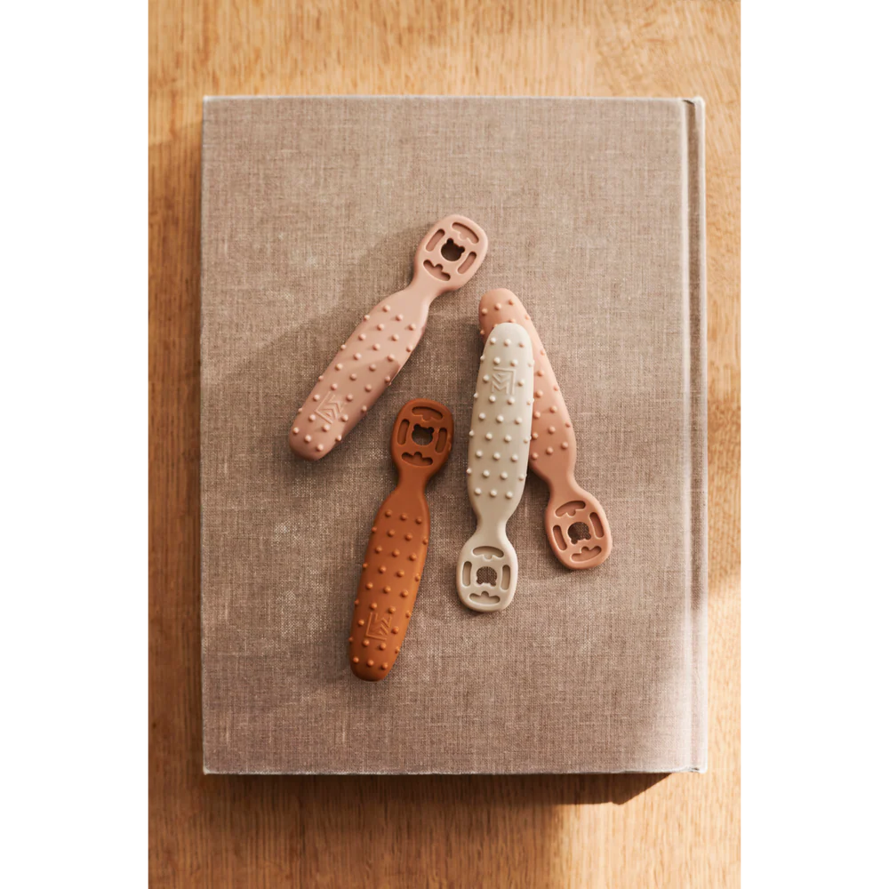Lot de 4 Cuillères CAELIA Liewood - Apprentissage autonome bébé