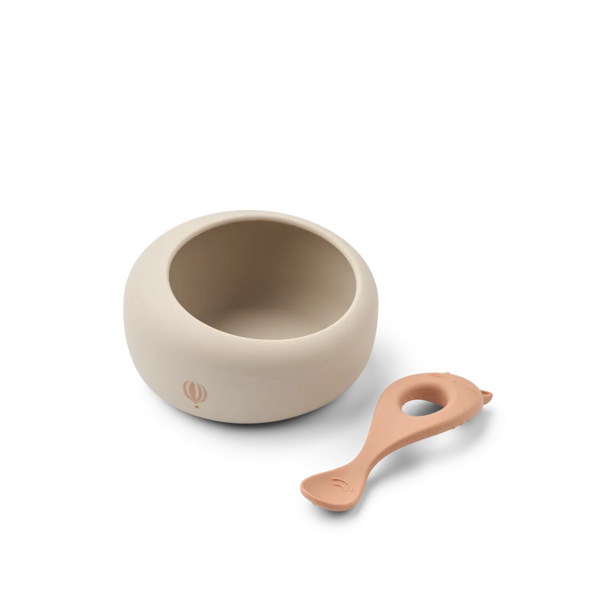 Bol de démarrage Sparia avec cuillère – Silicone souple et incassable