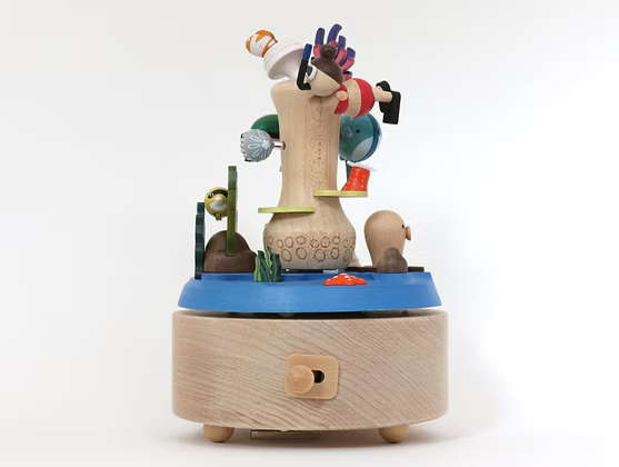 Boîte à musique Wooderful Life – Mécanisme Sankyo, fabrication artisanale