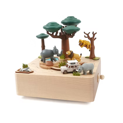 Boîte à musique Wooderful Life – Mécanisme Sankyo, fabrication artisanale