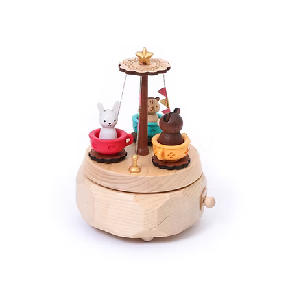 Boîte à musique Wooderful Life – Mécanisme Sankyo, fabrication artisanale