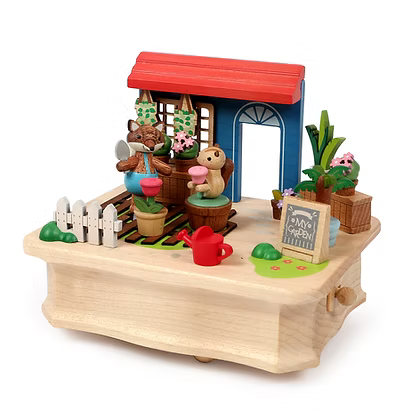 Boîte à musique Wooderful Life – Mécanisme Sankyo, fabrication artisanale