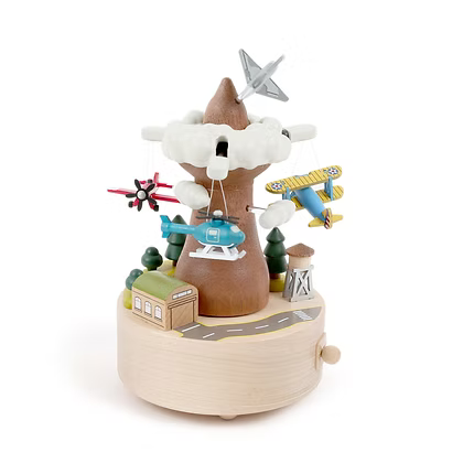 Boîte à musique Wooderful Life – Mécanisme Sankyo, fabrication artisanale