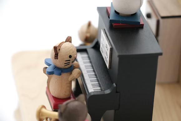Boîte à musique Wooderful Life – Mécanisme Sankyo, fabrication artisanale